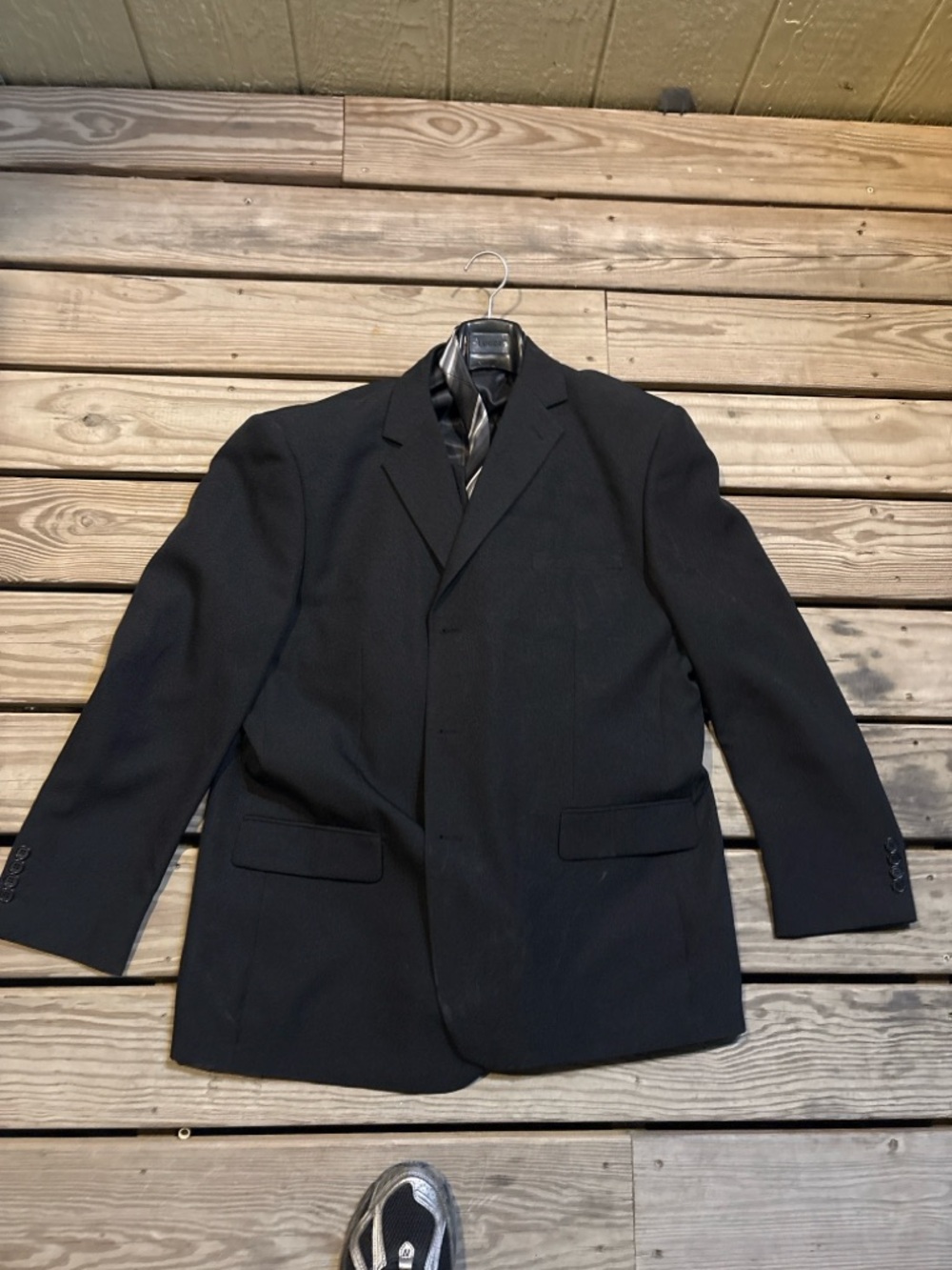 Classic Black Men's Blazer - Tailored Formal Jacket